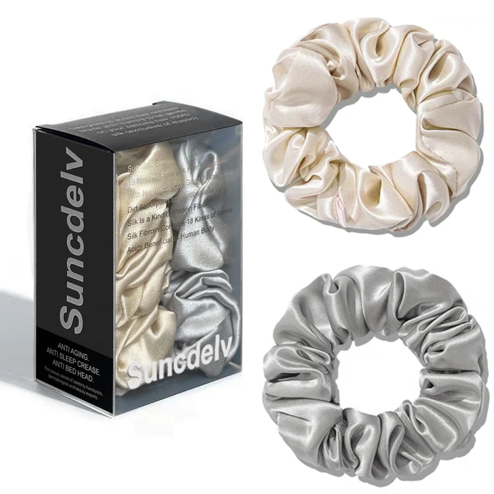 Pure Silk Hair Scrunchies