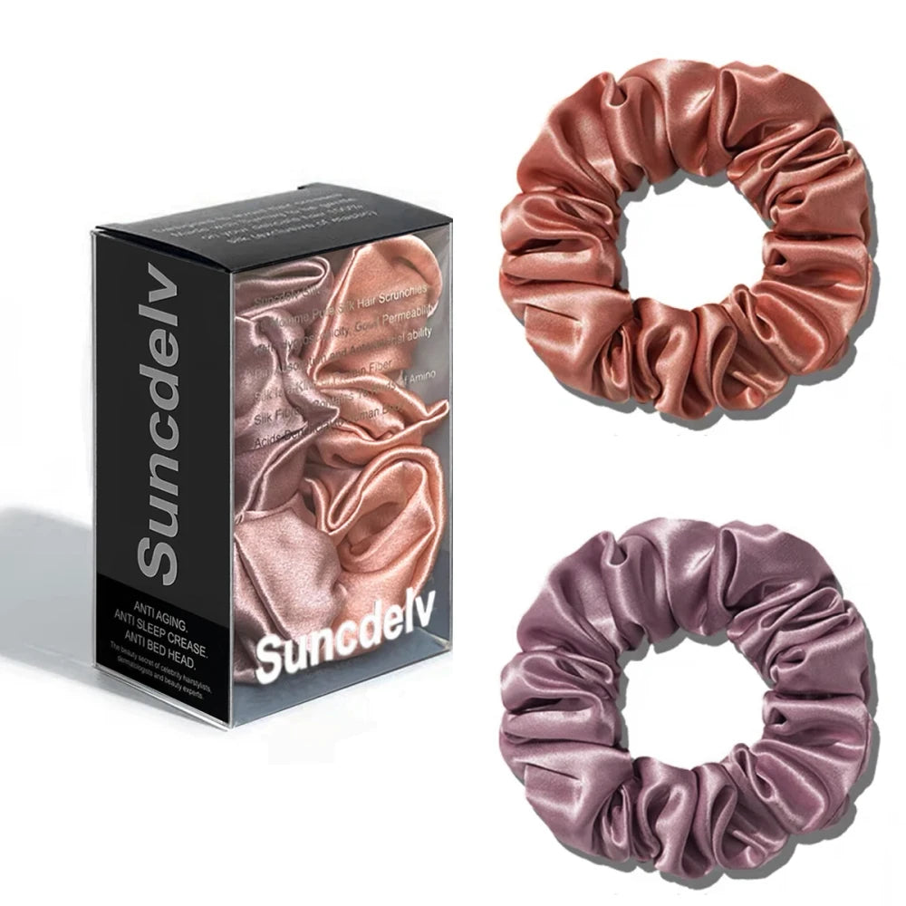 Pure Silk Hair Scrunchies