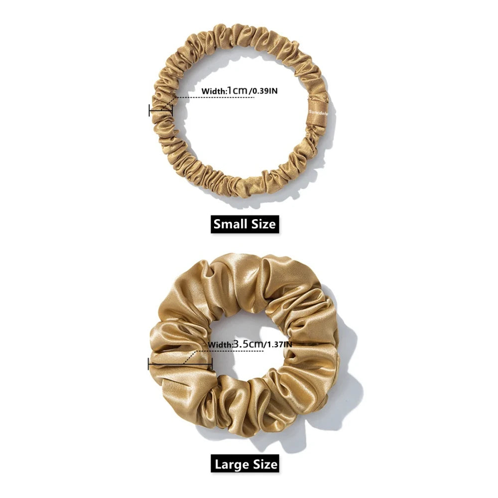 Pure Silk Hair Scrunchies