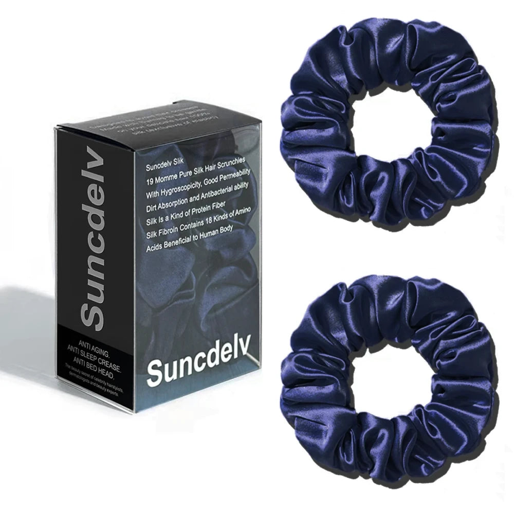 Pure Silk Hair Scrunchies