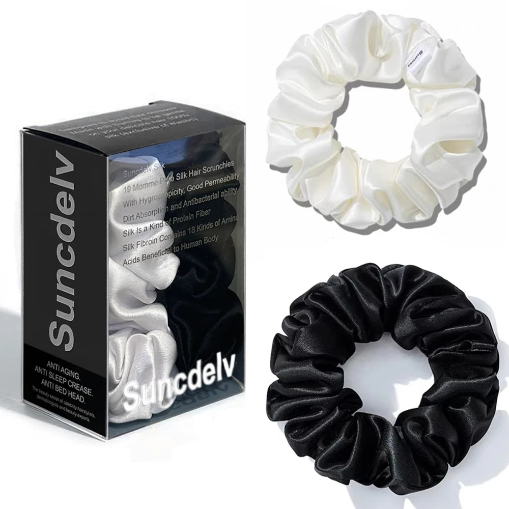 Pure Silk Hair Scrunchies