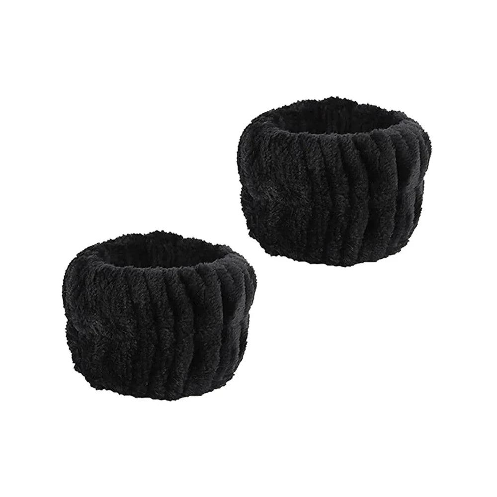 Cotton Spa Headband Wristband Set
