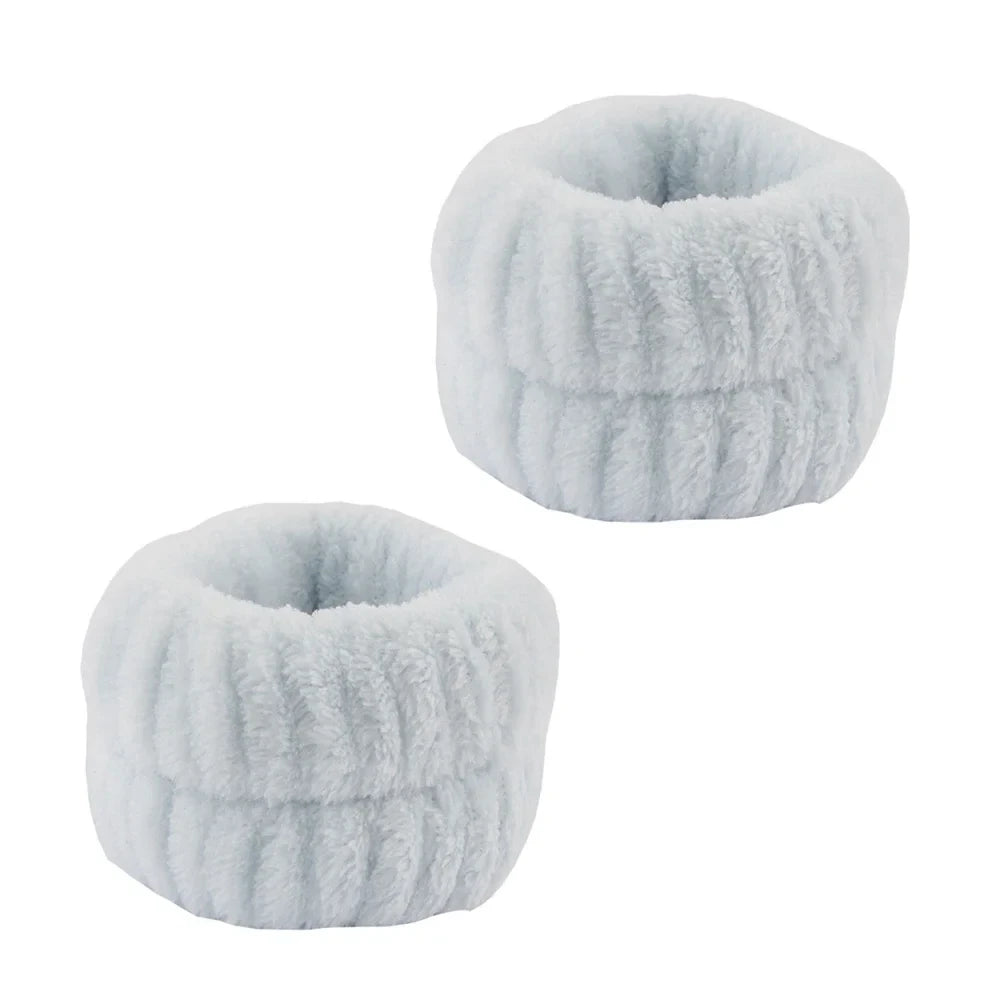Cotton Spa Headband Wristband Set
