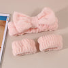 Cotton Spa Headband Wristband Set