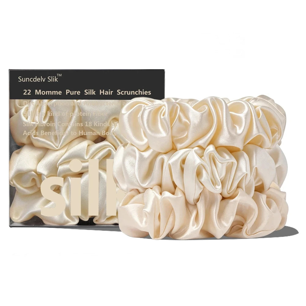 Silk Scrunchie Set