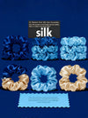 Silk Hair Scrunchie Set