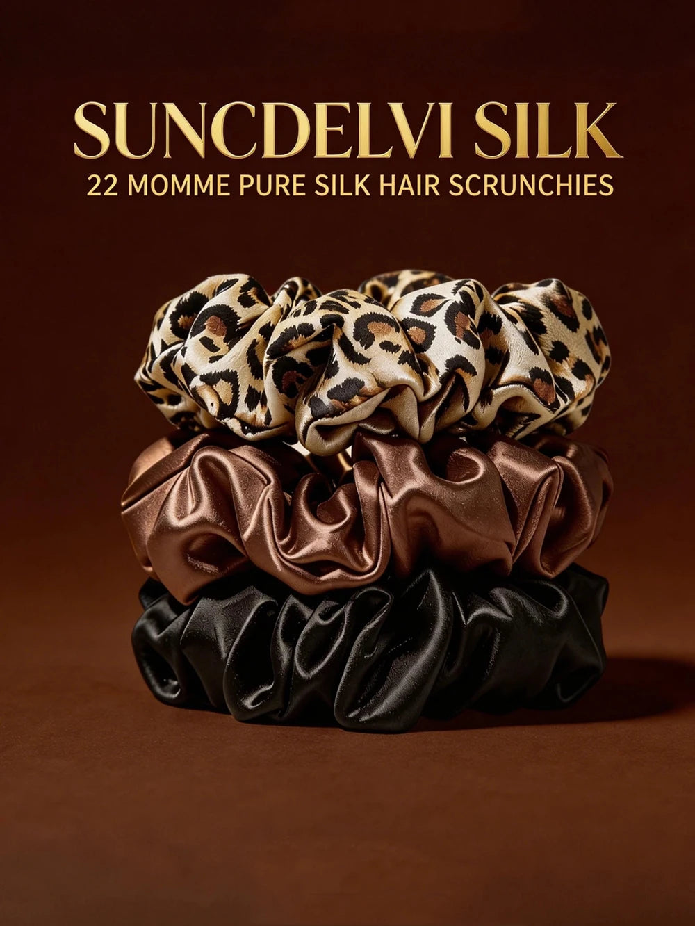 Silk Hair Scrunchie Set
