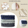 Pure Silk Hair Scrunchie Set