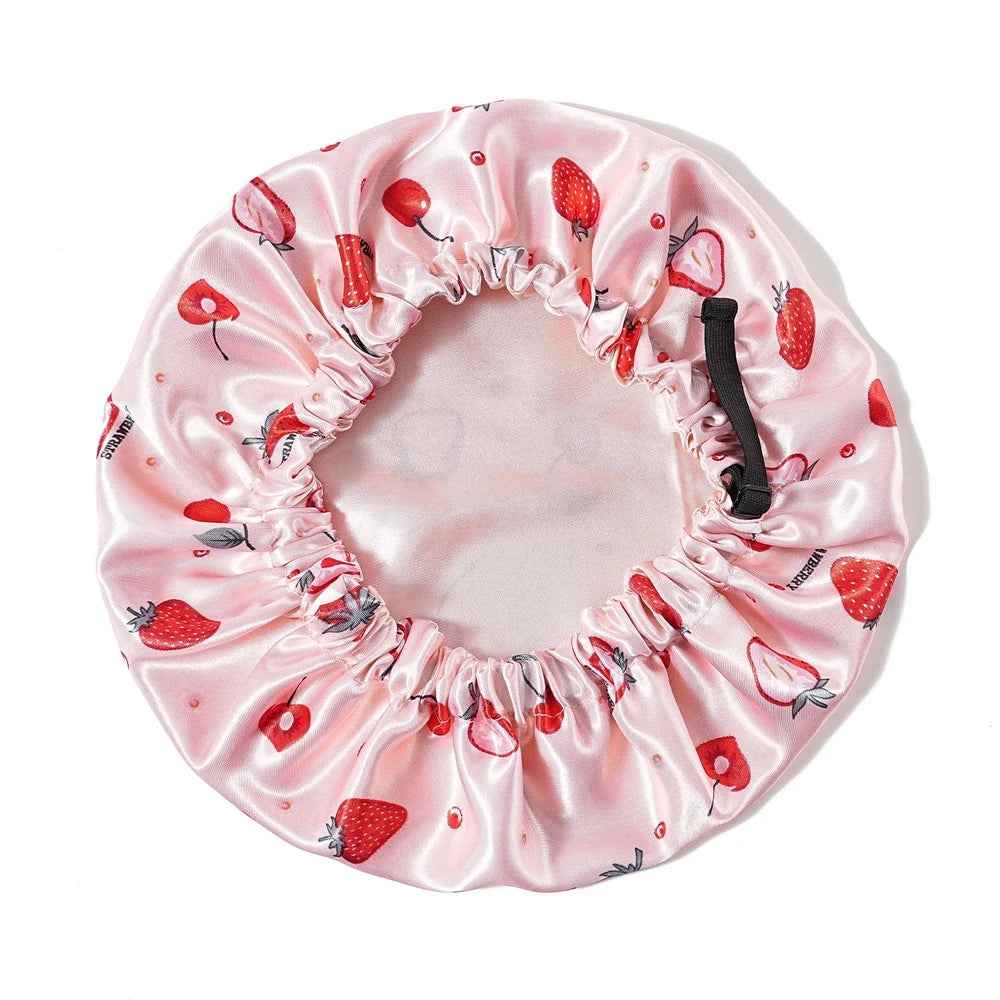 Kids Silky Satin Sleep Bonnet