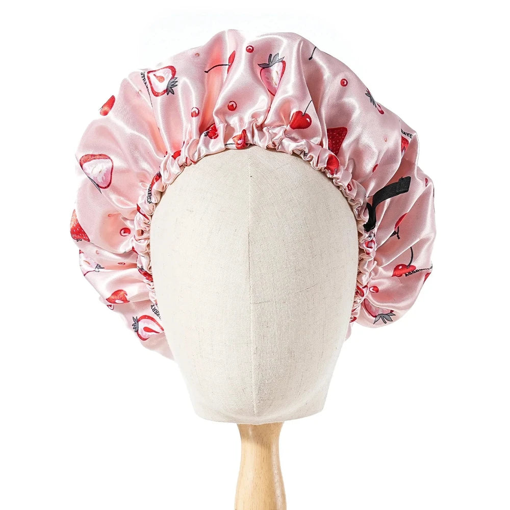 Kids Silky Satin Sleep Bonnet