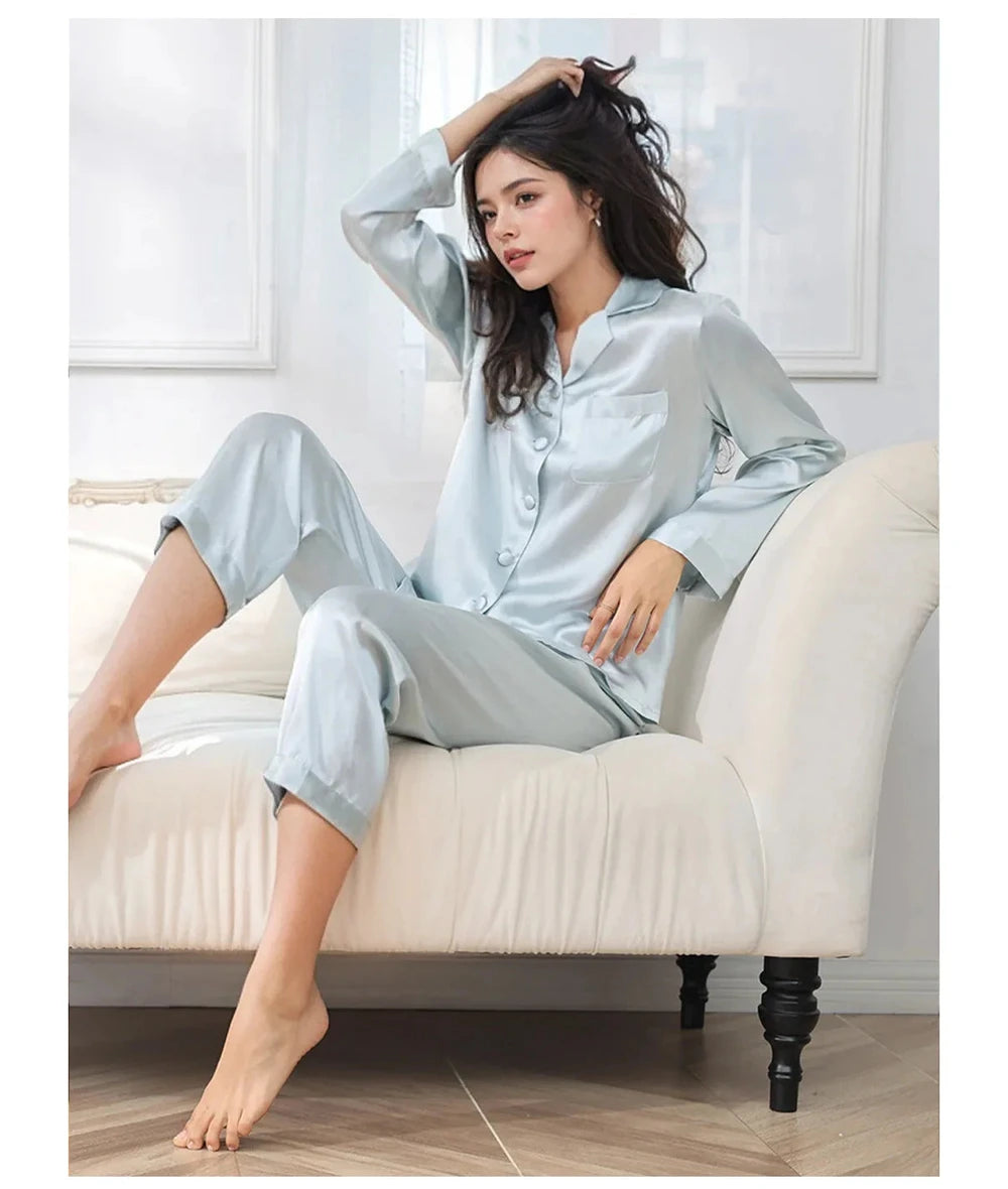 Pure Silk Pajama Set