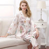 Silk Print Pajama Set