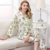 Silk Print Pajama Set