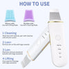 Ultrasonic Skin Scrubber Face Spatula
