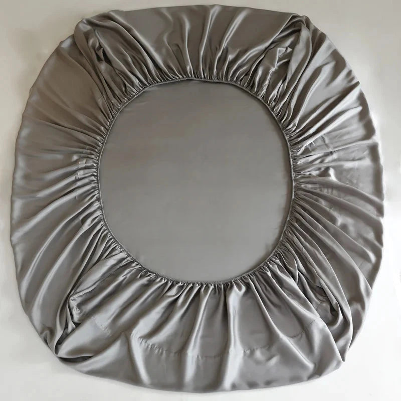Natural Silk Fitted Bed Sheet
