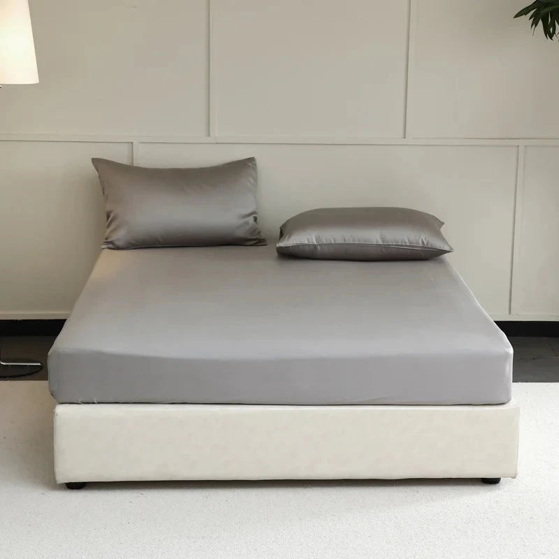 Natural Silk Fitted Bed Sheet
