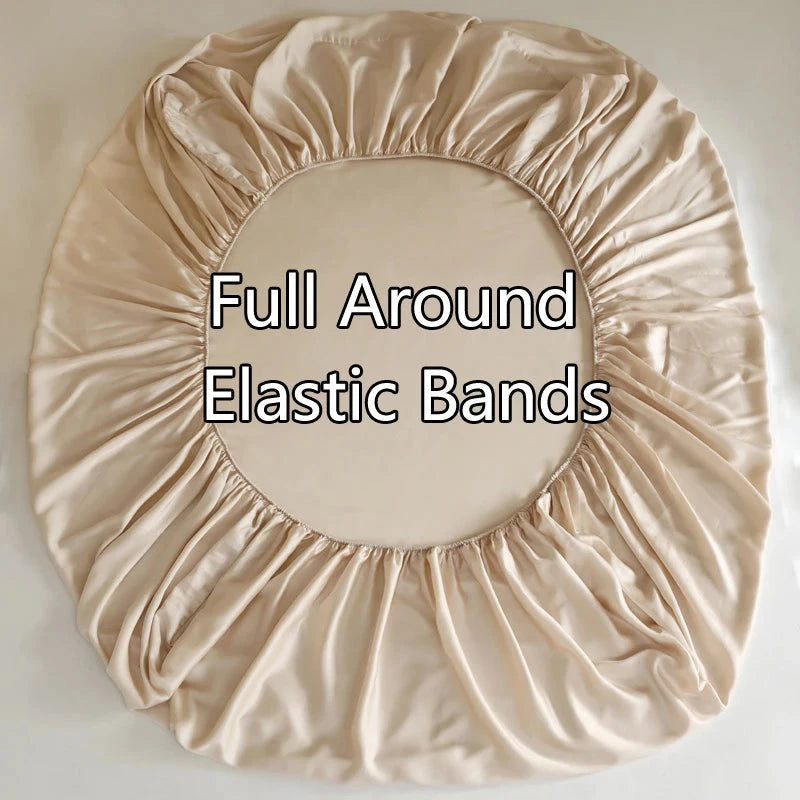Natural Silk Fitted Bed Sheet