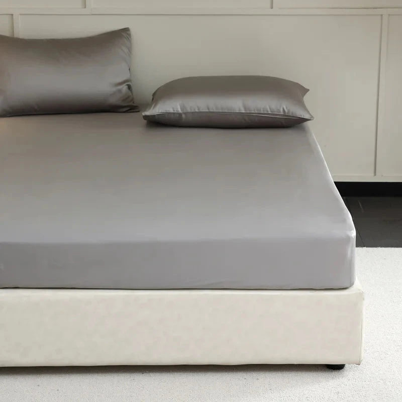 Natural Silk Fitted Bed Sheet