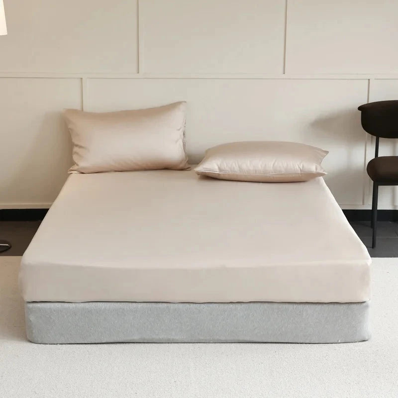 Natural Silk Fitted Bed Sheet