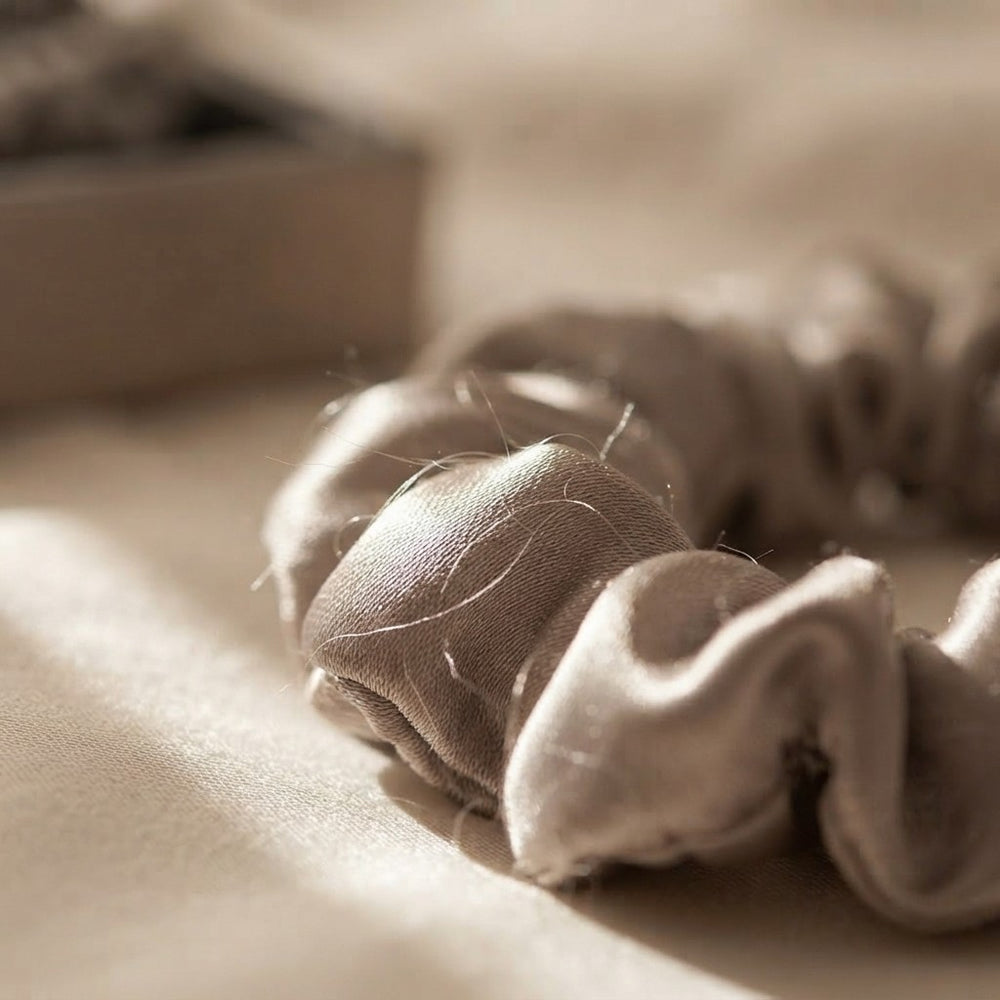 Pure Mulberry Silk Hair Scrunchie Set