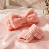 Cotton Spa Headband Wristband Set