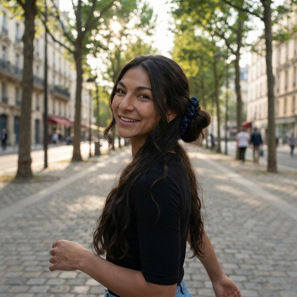 Pure Silk Hair Scrunchie Set