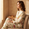 Silk Print Pajama Set