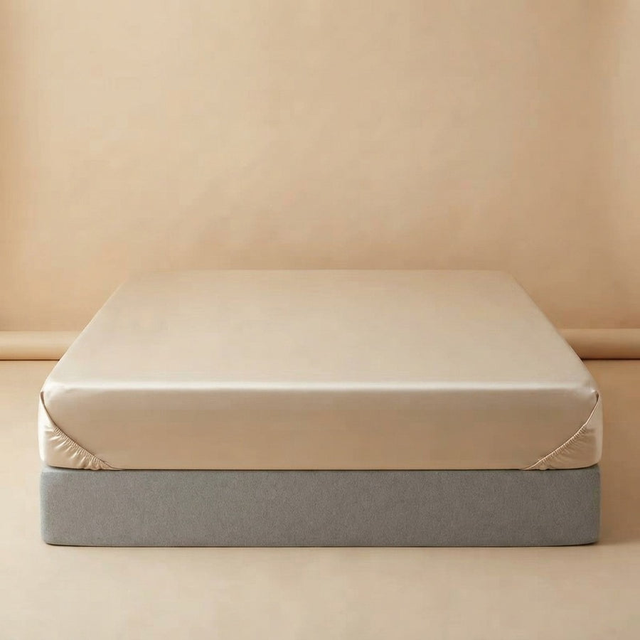 Natural Silk Fitted Bed Sheet
