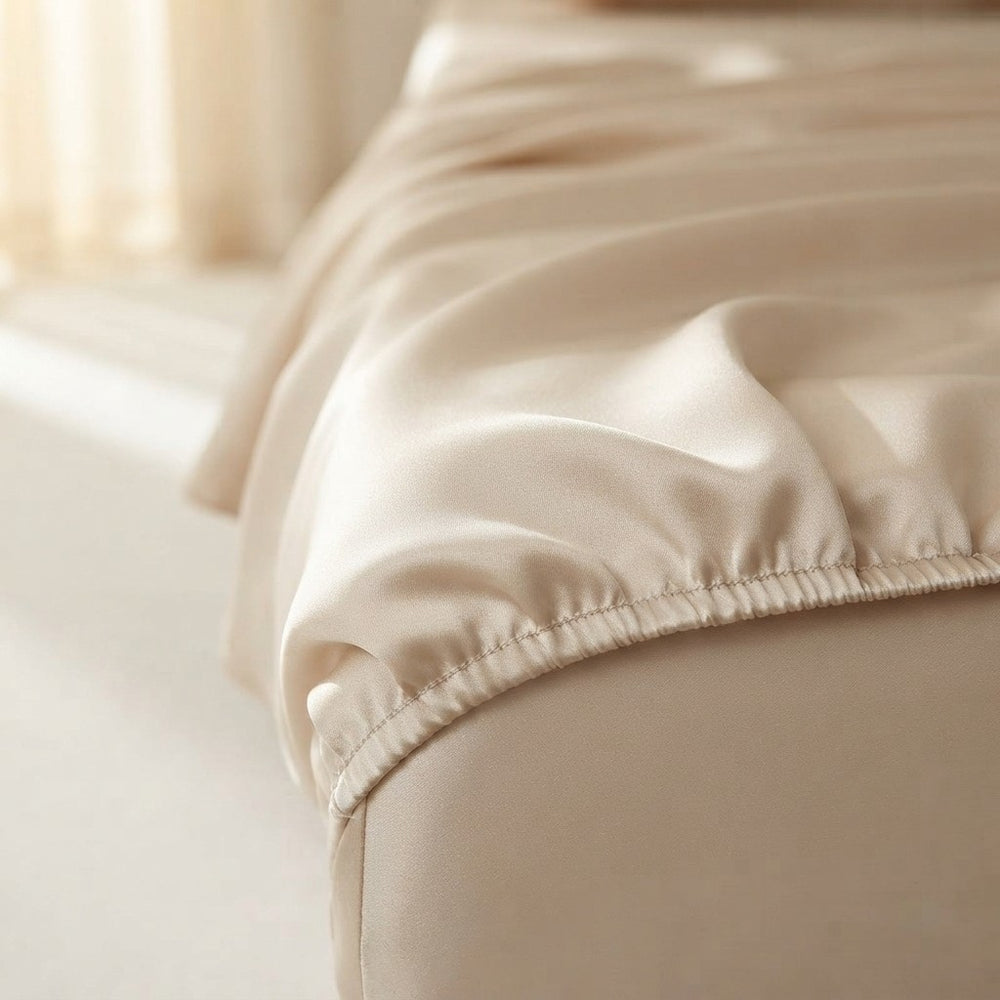 Silk Fitted Sheet & Pillowcase Options